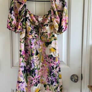 H&M Floral Dress - Pink, Purple, Green